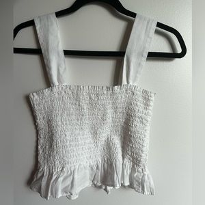 White crop top